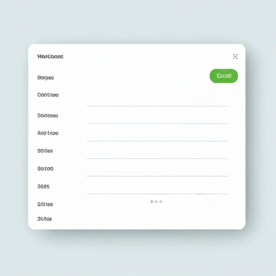 Interfaz de dashboard de analítica para software financiero